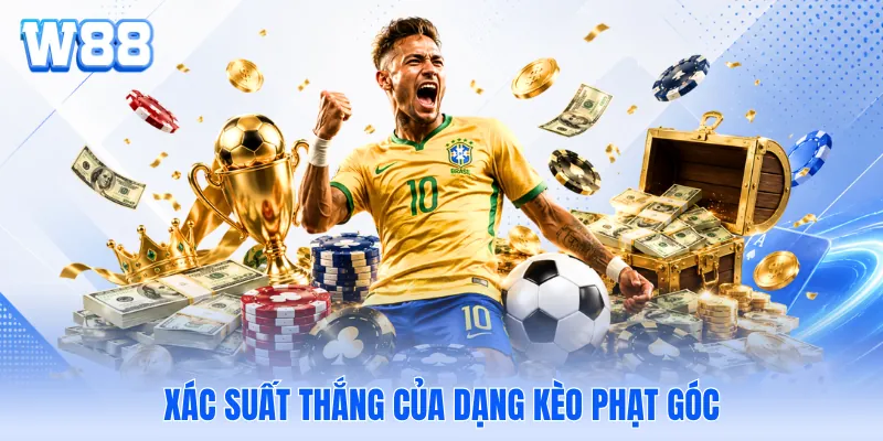 Xác suất thắng của dạng kèo phạt góc
